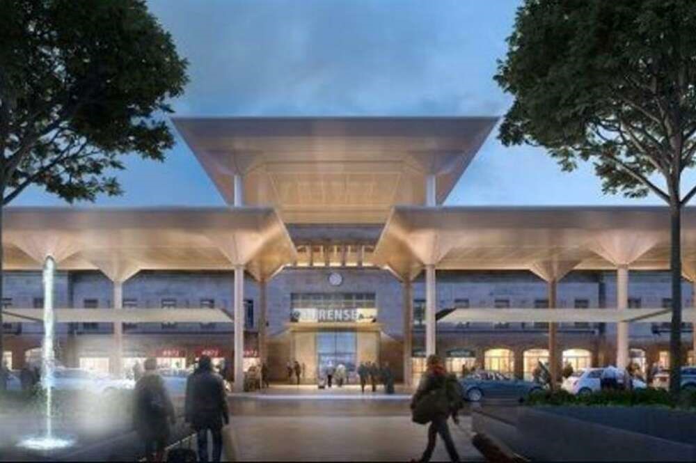 Foto 1.- Recreación virtual de la futura entrada principal.